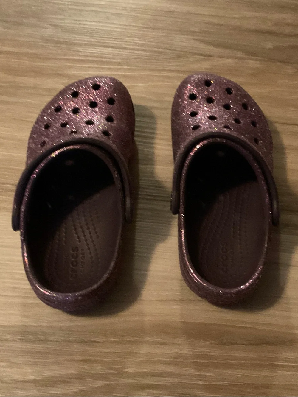 CROCS | Kids Glitter Clogs - Shimmery Purple